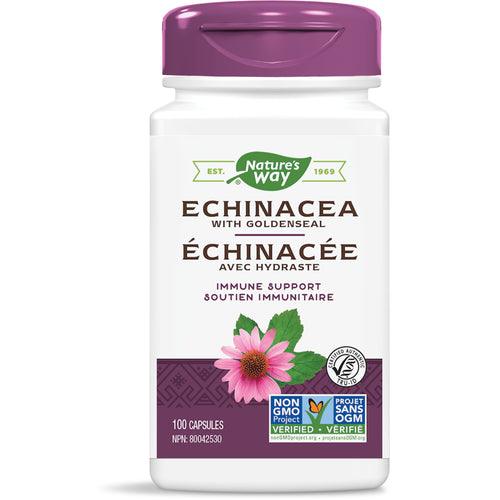 Nature's Way Echinacea Goldenseal 100 Veg Capsules - 