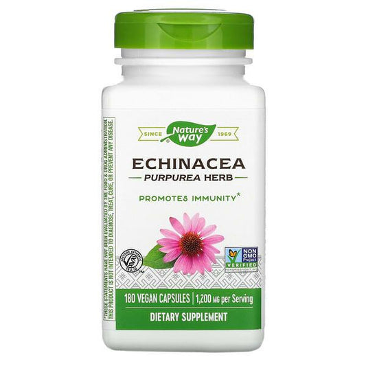 Nature's Way Echinacea Herb 180 Veg Capsules - 