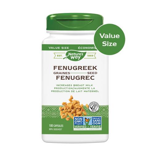 Nature's Way Fenugreek Seed 180 Capsules - 