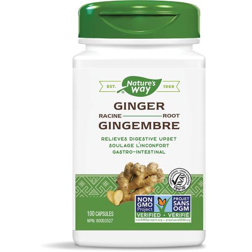 Nature's Way Ginger Root 100 Veg Capsules - 
