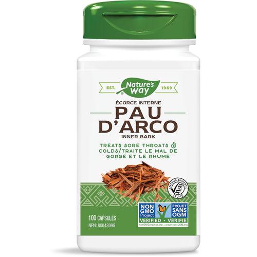 Nature's Way Pau D'Arco Inner Bark 100 Capsules - 