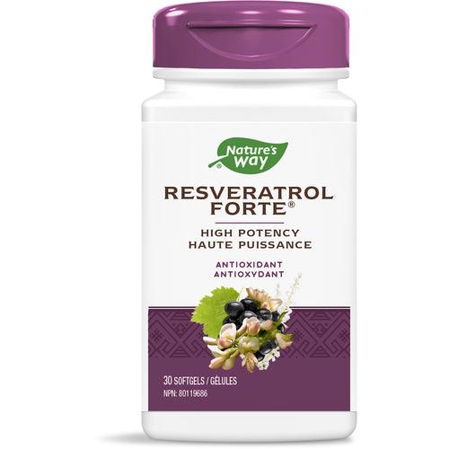 Nature's Way Resveratrol Forte 175 mg 30 Softgels - 