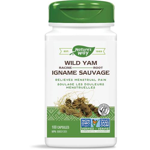 Nature's Way Wild Yam Root 100 Capsules - 