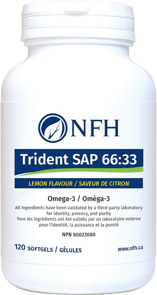 NFH Trident SAP 66:33 Natural Lemon Flavour 120 Softgels