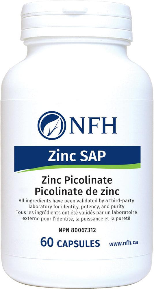 NFH Zinc SAP 60 Capsules