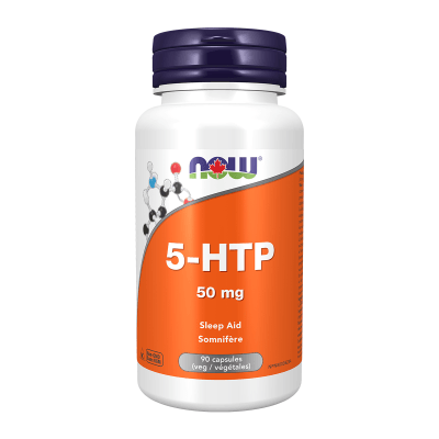 NOW 5-HTP 50mg 90 Veg Capsules - 