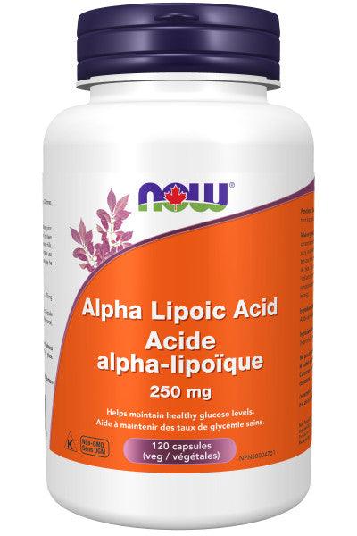 NOW Alpha Lipoic Acid 250mg 120 Capsules - 