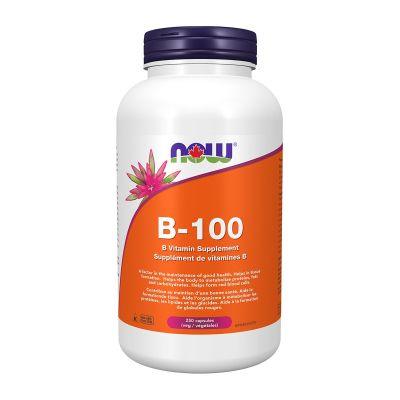 NOW B-100 Complex 250 Veg Capsules - 