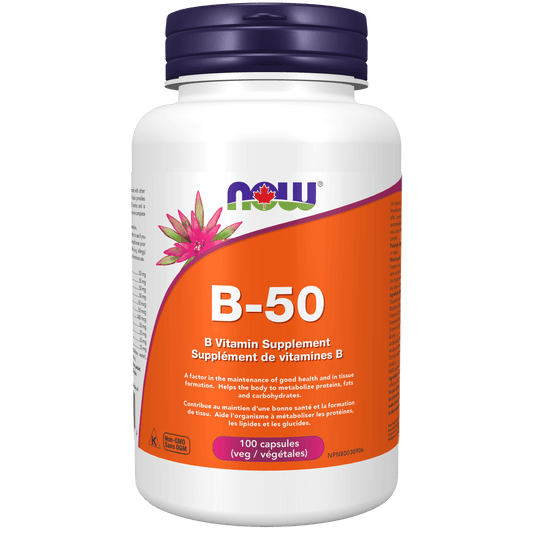 NOW B-50 Complex 100 Veg Capsules - 