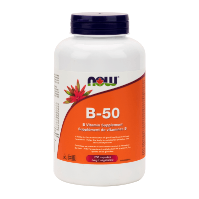 NOW B-50 Complex 250 Veg Capsules - 