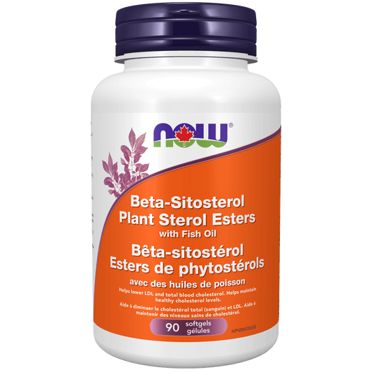 NOW Beta-Sitosterol with Fish Oil 90 Softgels - 