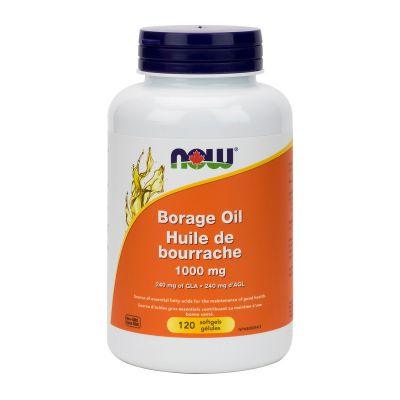 NOW Borage Oil 1000mg (240mg GLA) 120 Softgels - 