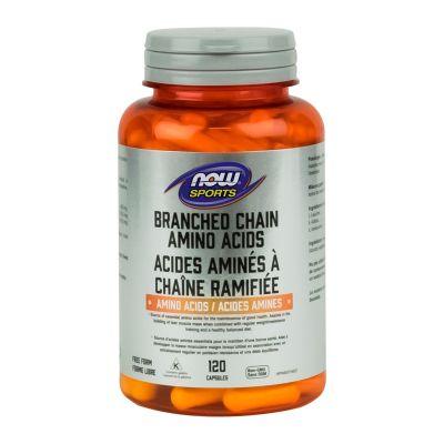 NOW Branched Chain Amino Acid 120 Capsules - 