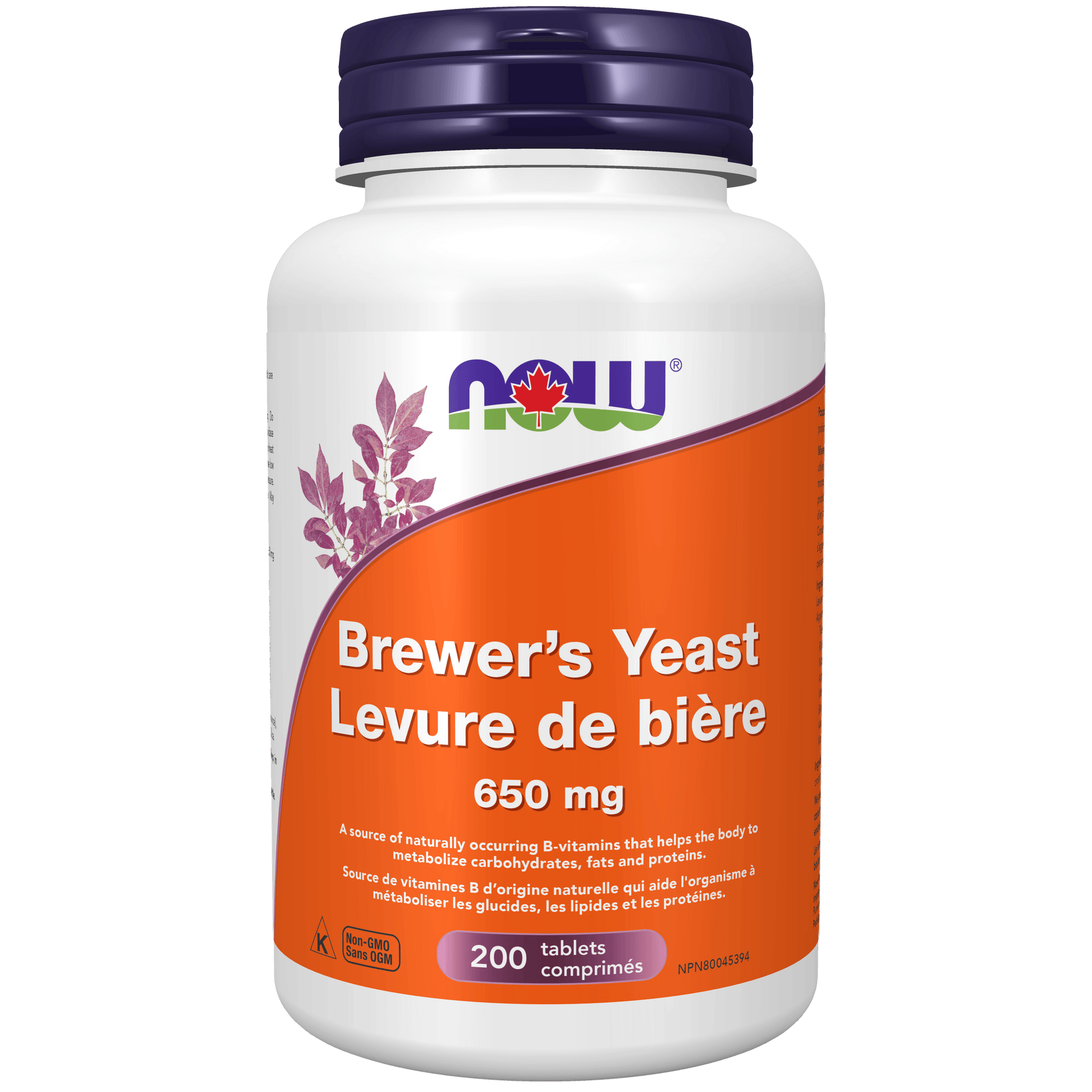 NOW Brewer's Yeast 650mg 200 Tablets - 