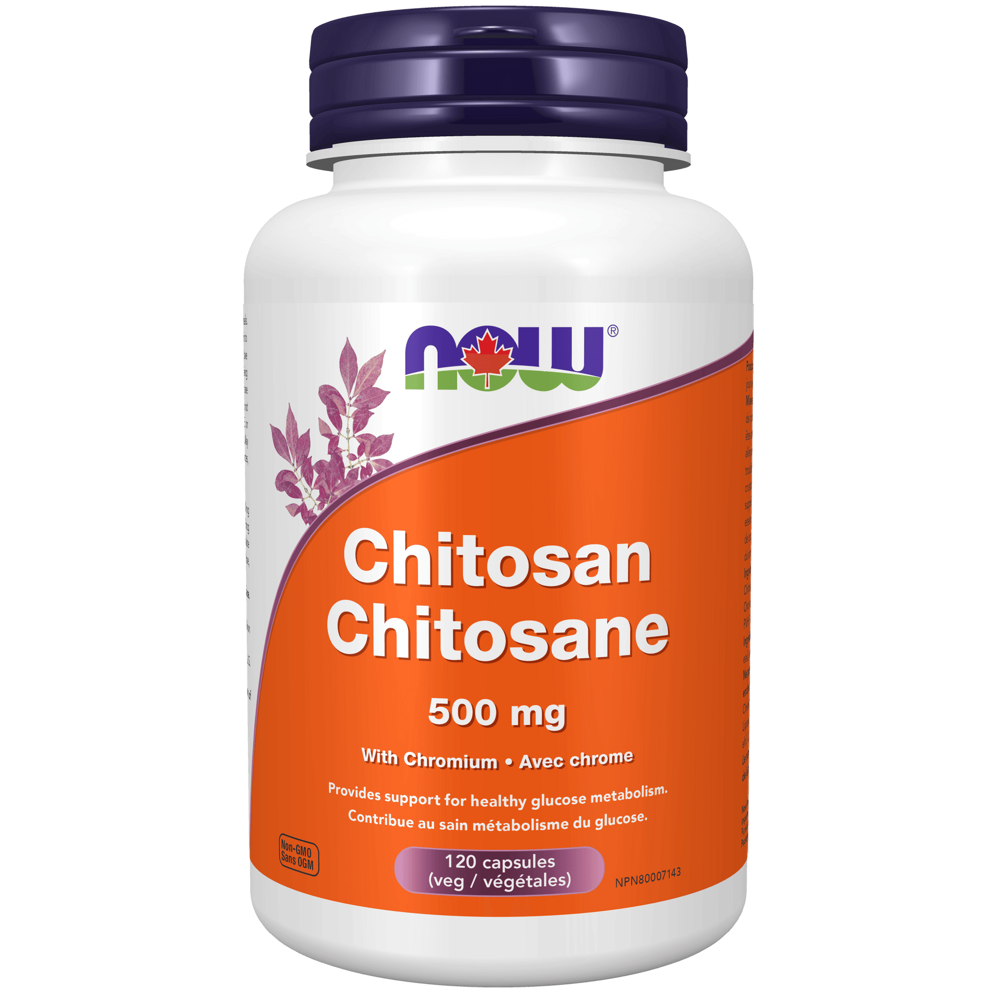 NOW Chitosan and Chromium 120 Veg Capsules - 
