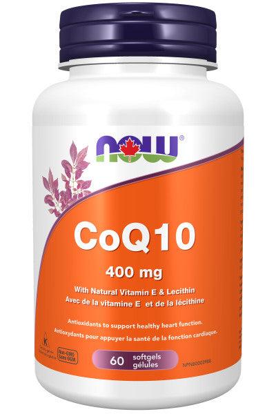 NOW CoQ10 400mg 60 Softgels - 