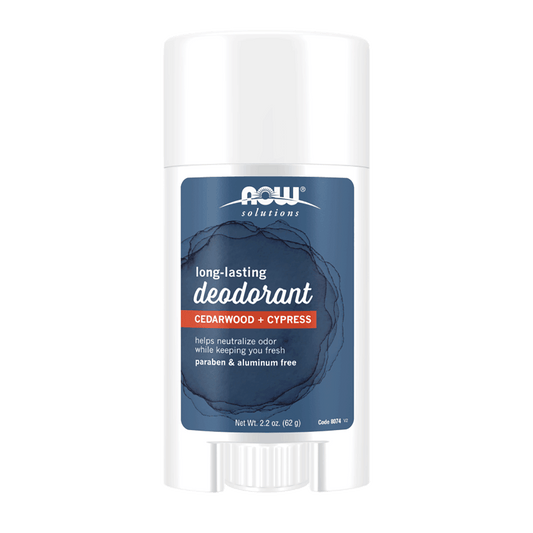 NOW Deodorant Stick Cedarwood + Cypress 62g - 