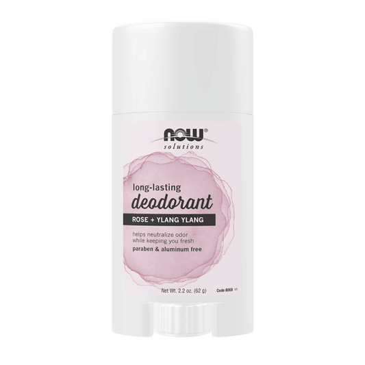 NOW Deodorant Stick Rose + Ylang Ylang 62g - 