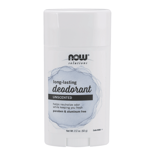 NOW Deodorant Stick Unscented 62g - 