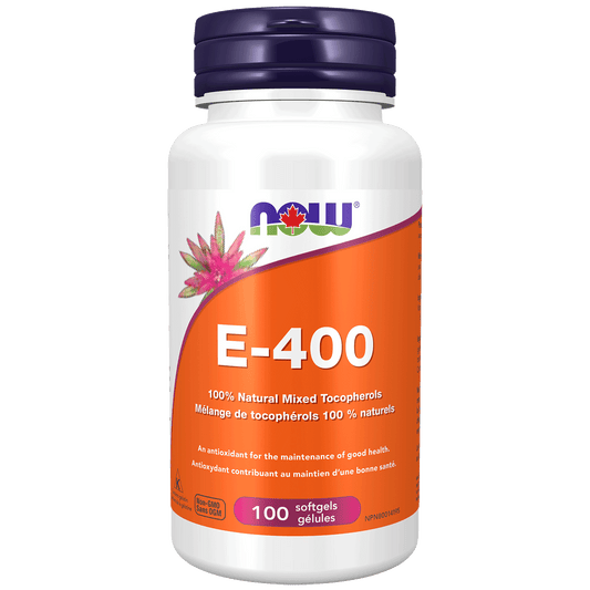 NOW E-400 IU Mixed Tocopherols 100 Softgels - 