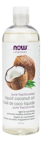 NOW Fractionated Liquid Coconut Oil 473mL - 