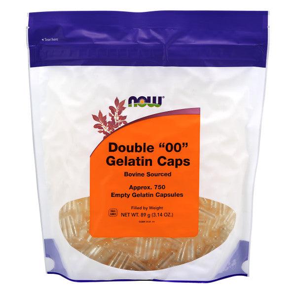 NOW Gelatin Size "00" 750 Capsules - 