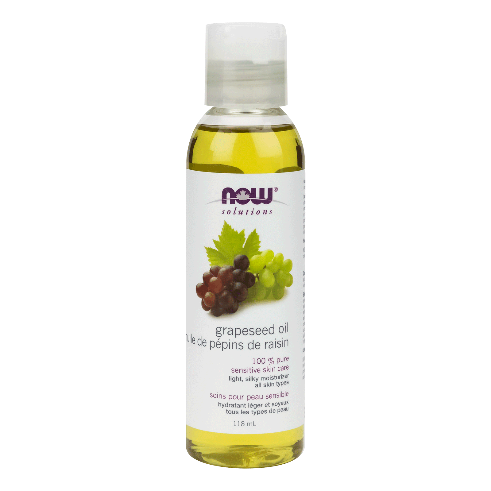 NOW Grape Seed Oil, Pure 118mL - 