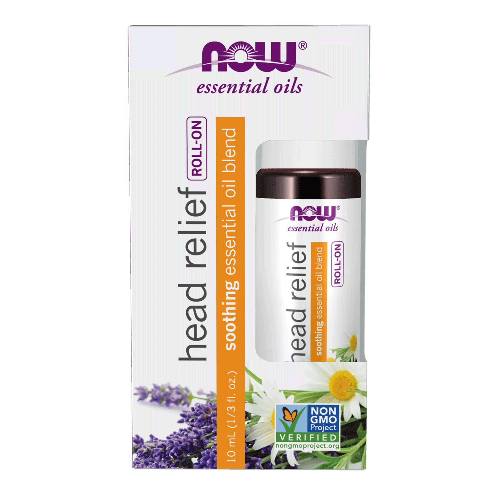 NOW Head Relief Essential Oil Roll-On 10mL - 