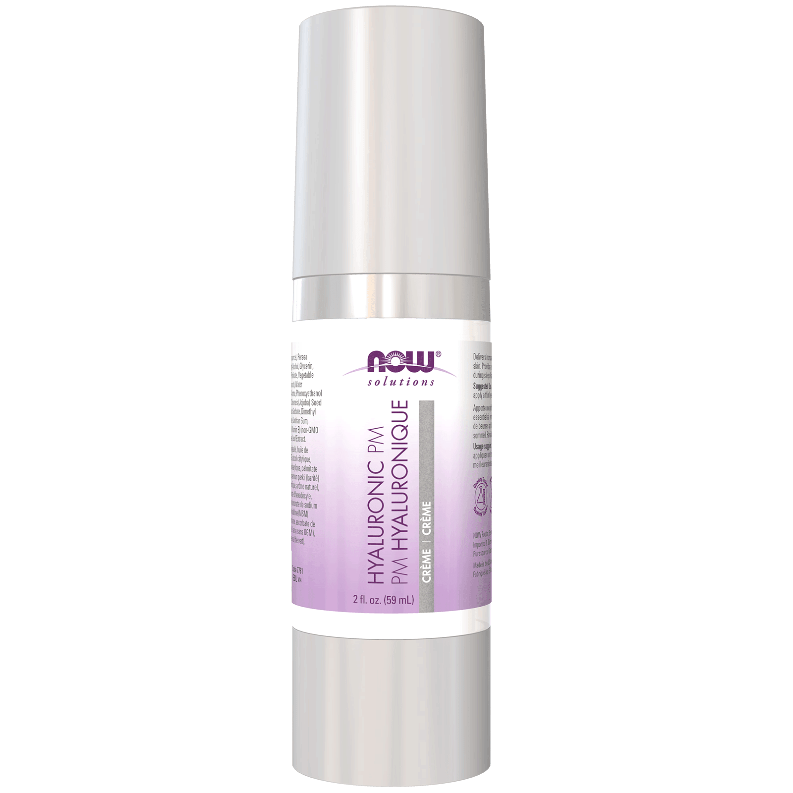 NOW Hyaluronic Acid Creme PM 59mL - 