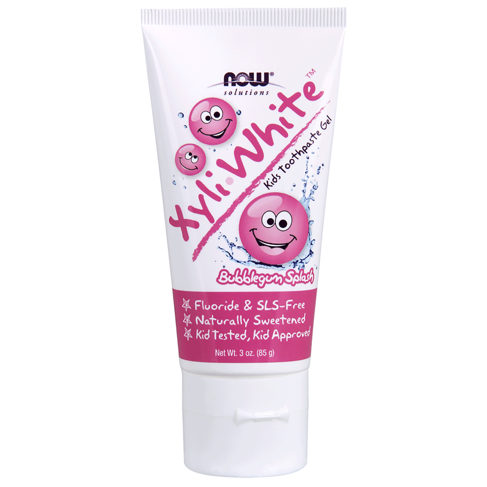 NOW Kids Xyliwhite Bubblegum Splash Toothpaste Gel 85g - 