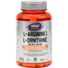 NOW L-Arginine500mg L-Ornithine 250mg 100 Capsules