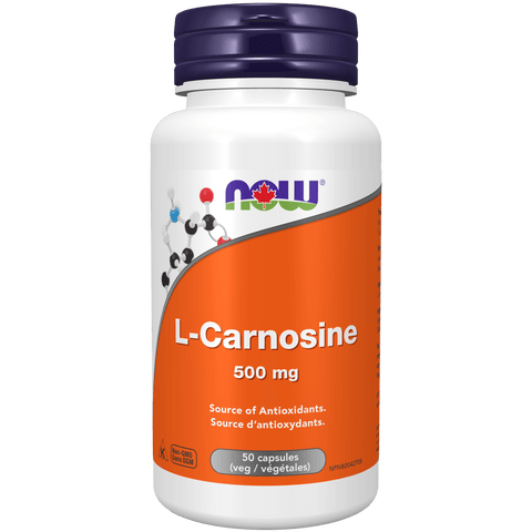 NOW L-Carnosine 500mg 50 Veg Capsules