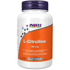 NOW L-Citrulline 750mg 90 Veg Capsules