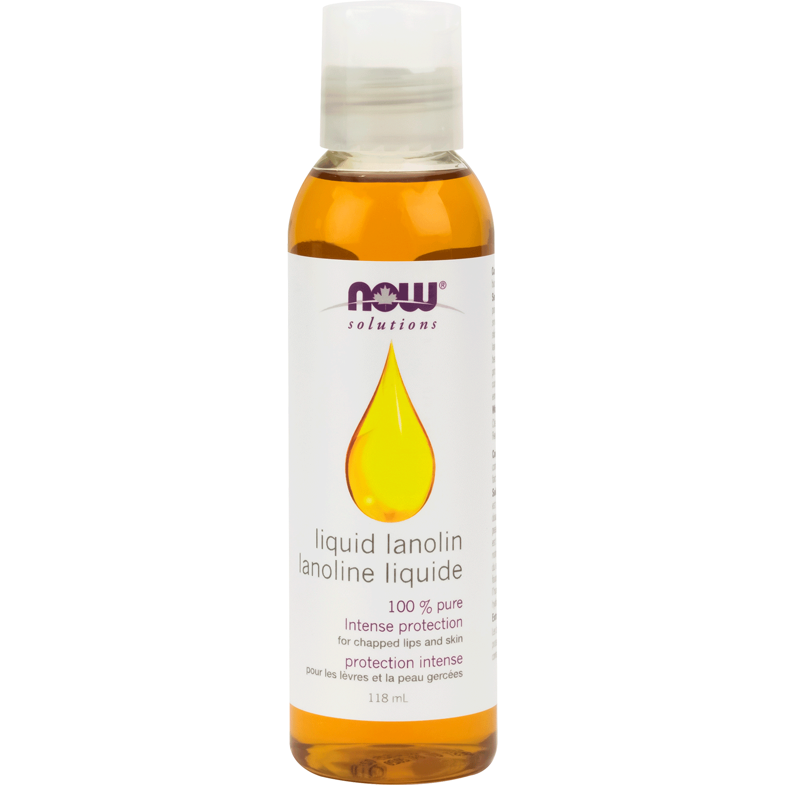 NOW Lanolin Liquid, 100% Pure (Hexane-Free) 118mL - 