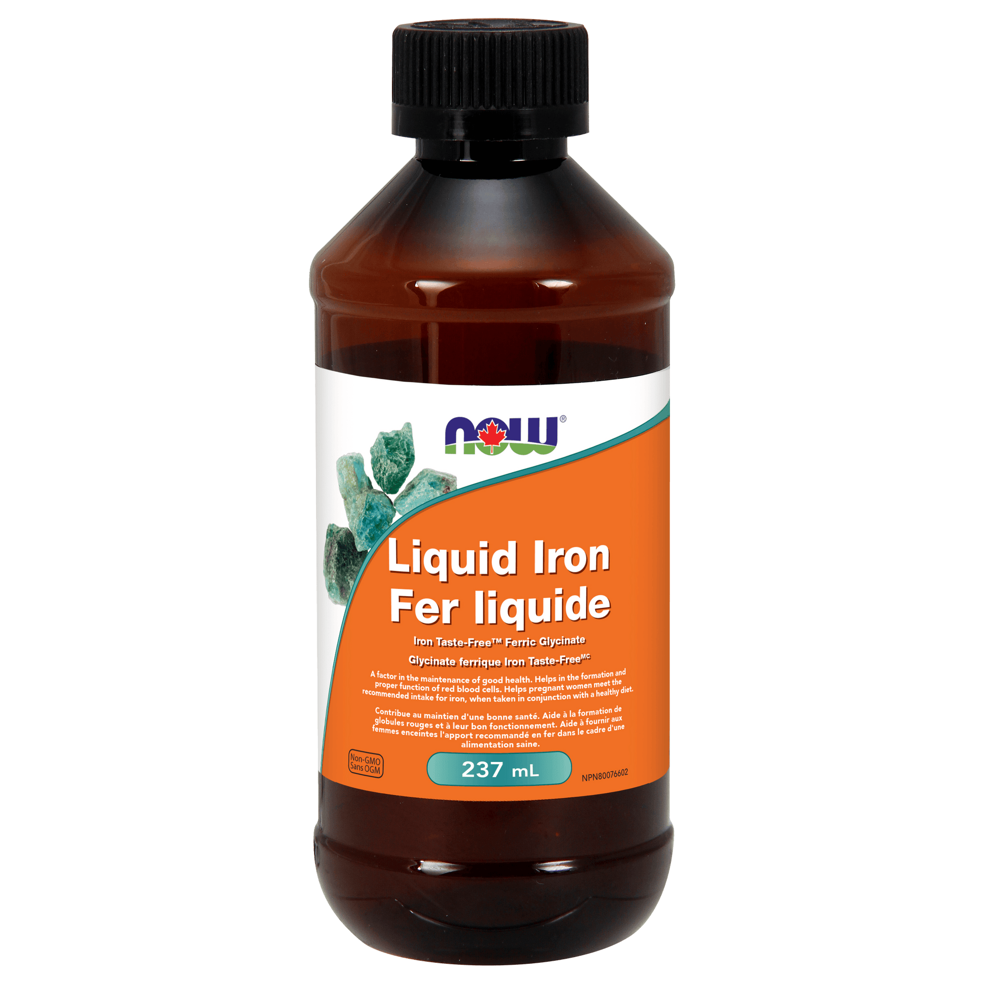 NOW Liquid Iron (Ferric Glycinate) 237mL - 