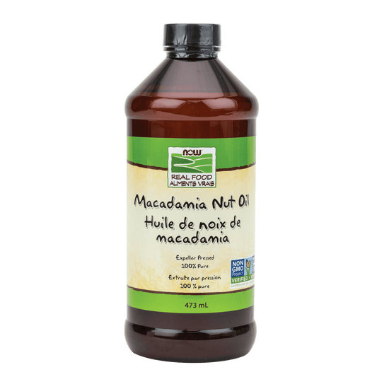 NOW Macadamia Nut Oil 100% Pure 473mL - 