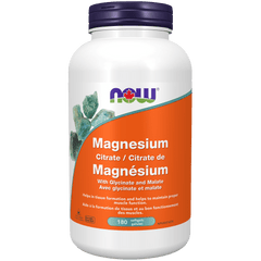 NOW Magnesium Citrate with Glycinate and Malate 180 Softgels