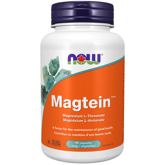 NOW Magtein™ Magnesium L-Threonate 90 Veg Capsules - 