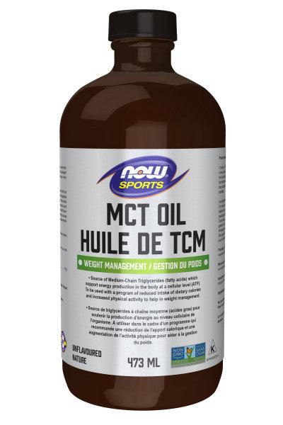 NOW MCT Oil 100% pure (glass) 473mL - 