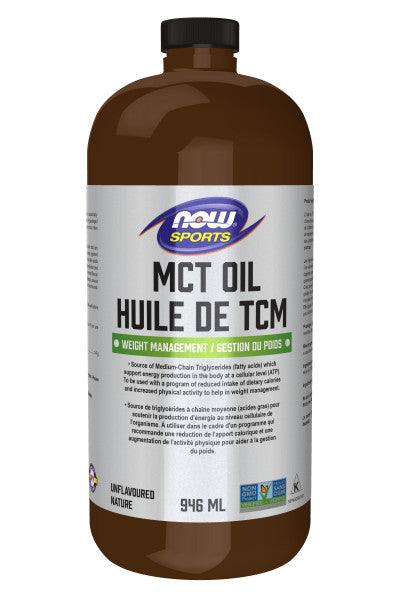 NOW MCT Oil 100% pure (glass) 946mL - 