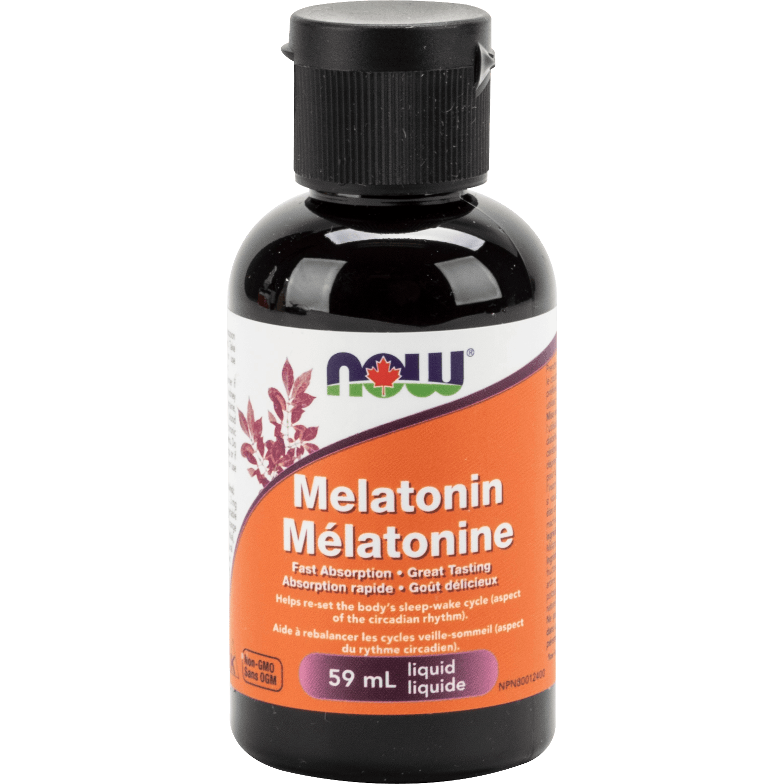 NOW Melatonin Liquid (3mg / 1mL) Vanilla-Citrus 59mL - 