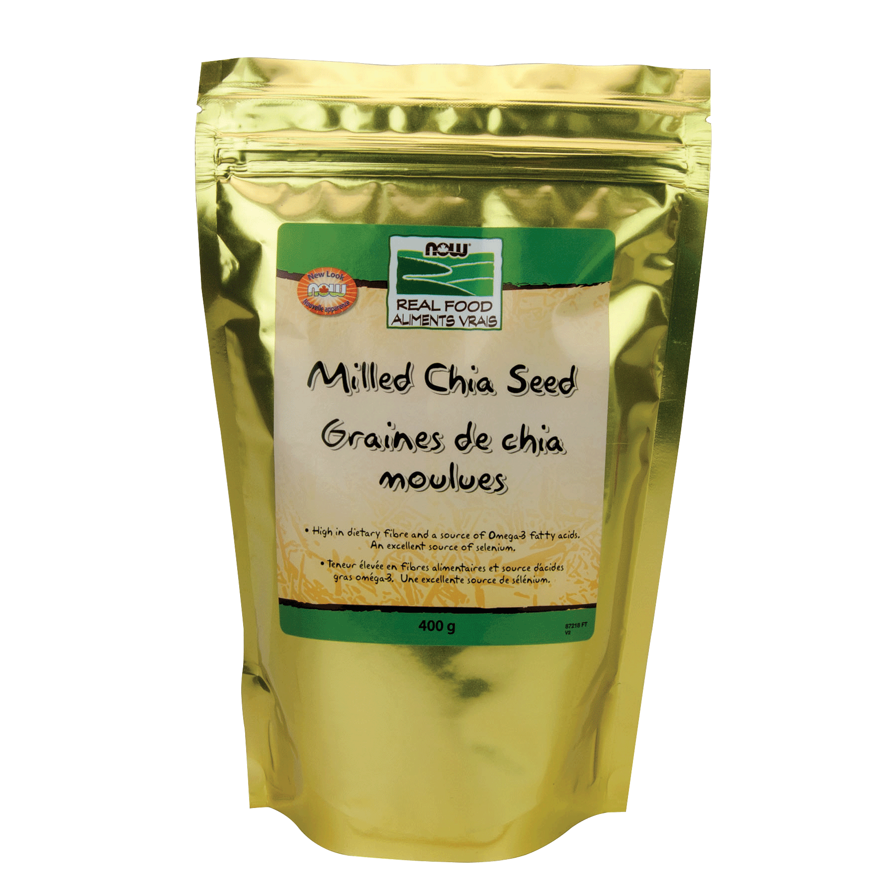 NOW Milled Chia Seed 400g - 