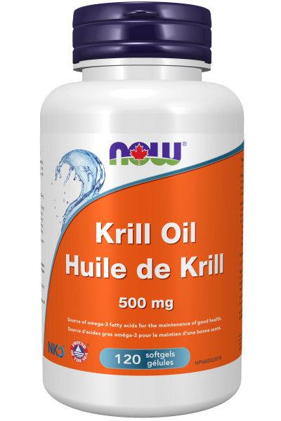 NOW Neptune Krill Oil 500mg 120 Softgels - 