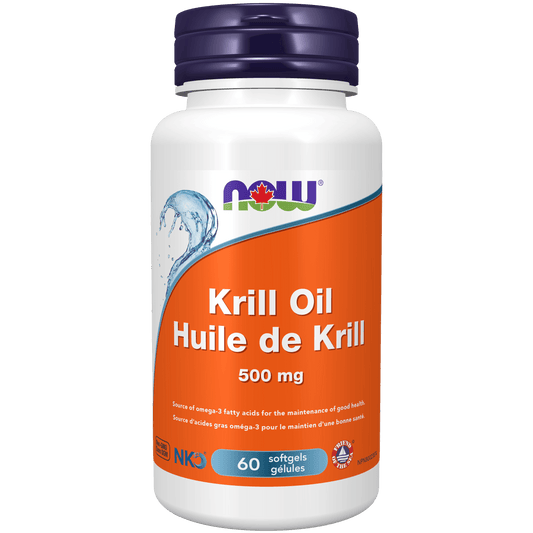 NOW Neptune Krill Oil 500mg 60 Softgels - 