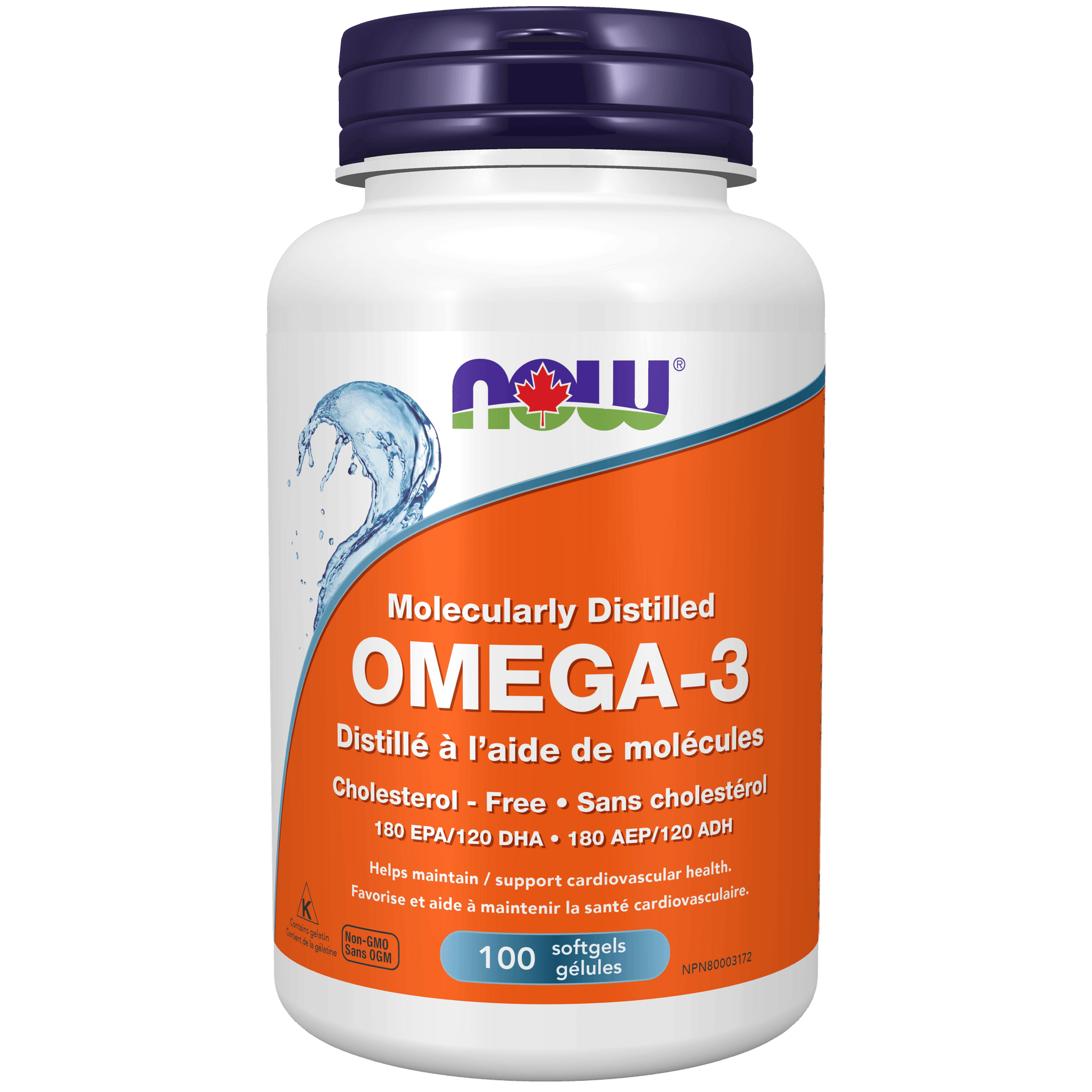 NOW Omega-3 1000mg 100 Softgels - 