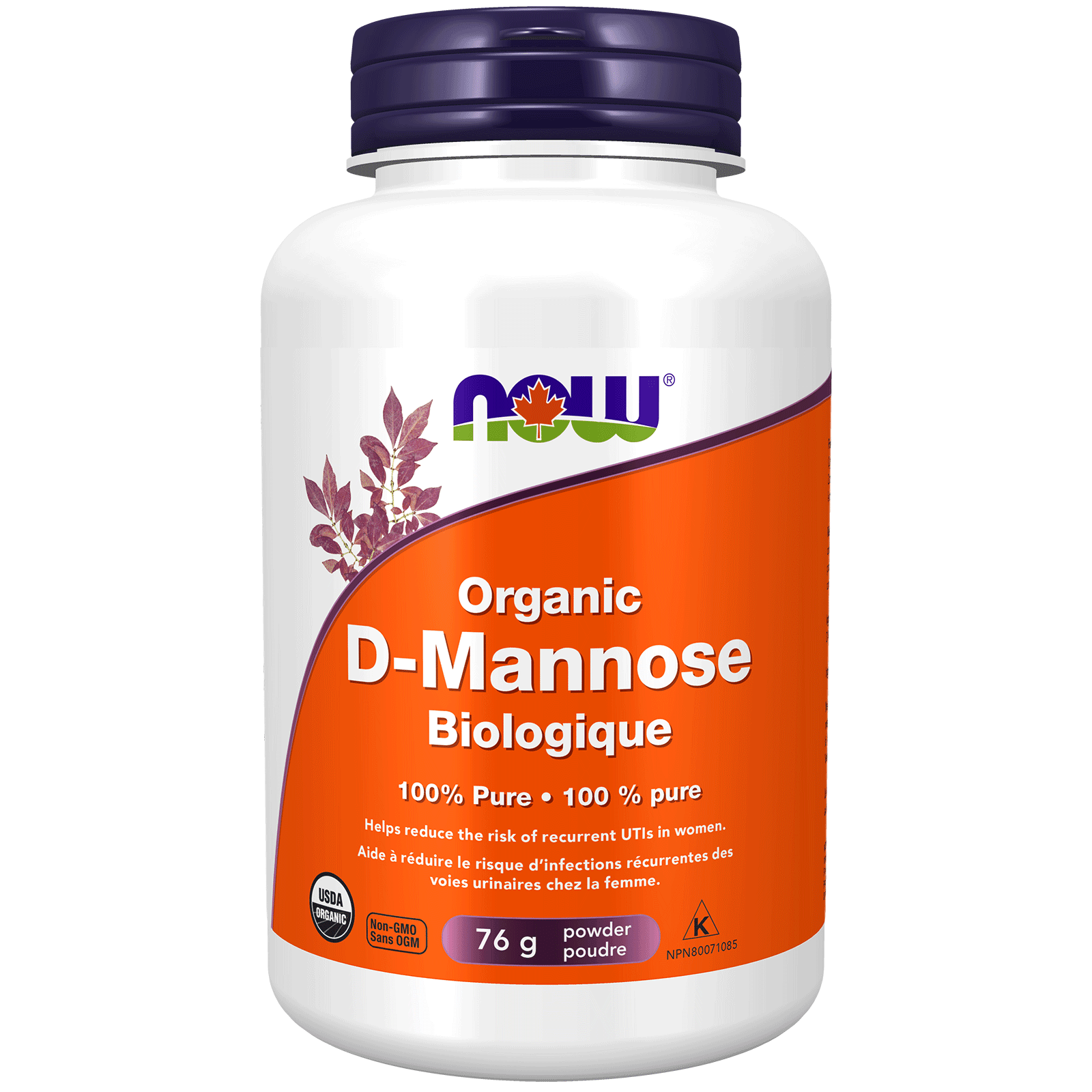 NOW Organic D-Mannose 76g - 