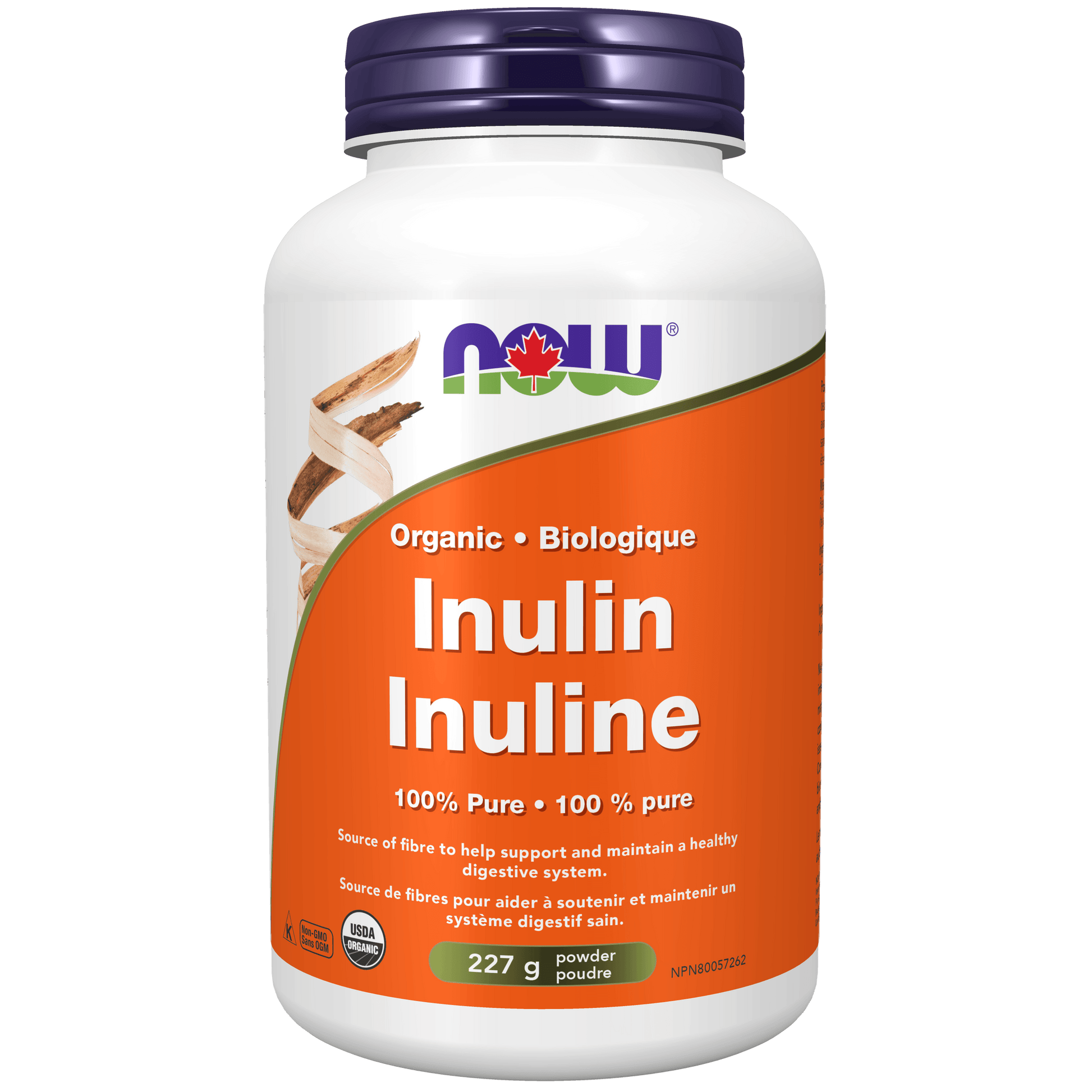 NOW Organic Inulin Powder 227g - 