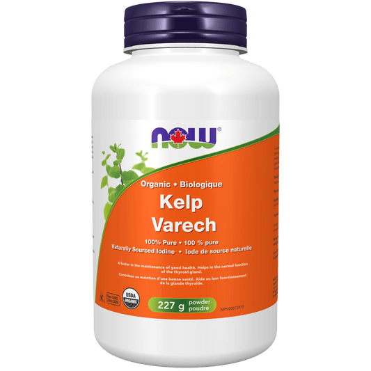 NOW Organic Kelp Powder 100% Pure 227g - 