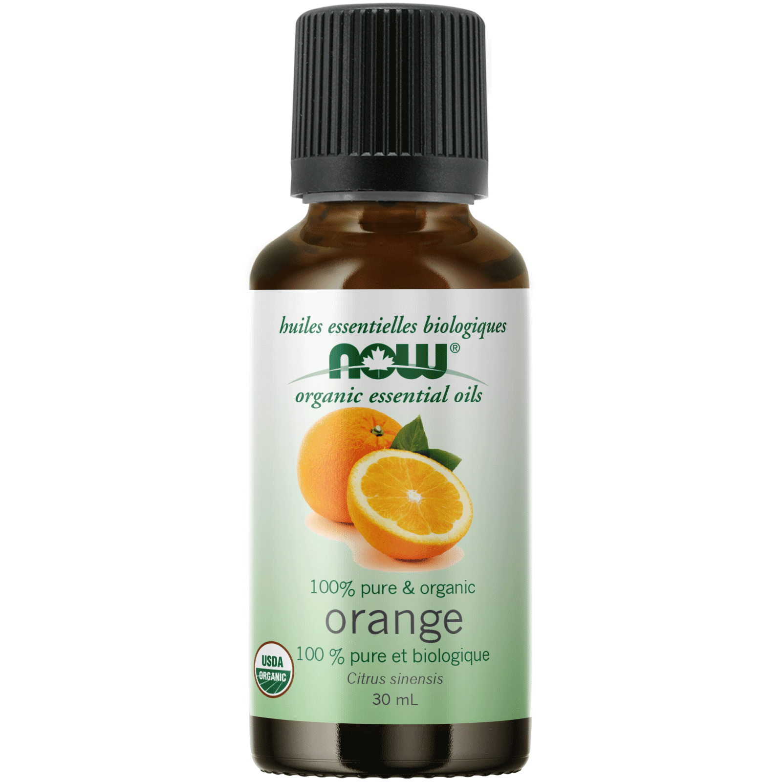 NOW Organic Orange Oil (Citrus sinensis)30mL - 