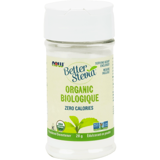 NOW Organic Stevia Extract Powder Shaker 28g - 